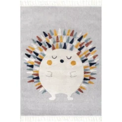 NuLOOM Amiah Hedgehog High-Low Kids Tasseled Area Rug -Home Decoration Store GUEST 4c90d5e0 ac55 4013 bf93 badeb728aa6f