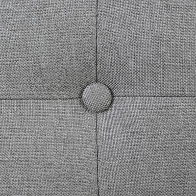 Twin Fusion Complete Upholstered Bed Medium Gray - South Shore 3 Twin Fusion Complete Upholstered Bed Medium Gray - South Shore - Image 3