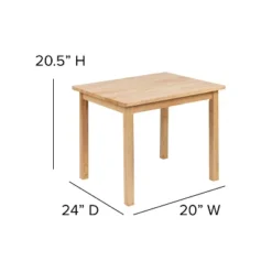 Flash Furniture Kids Solid Hardwood Table And Chair Set For Playroom, Bedroom, Kitchen - 3 Piece Set 27 Flash Furniture Kids Solid Hardwood Table And Chair Set For Playroom, Bedroom, Kitchen - 3 Piece Set -Home Decoration Store GUEST 4fd57af1 acbd 4414 9754 5beb9cfdd5c0