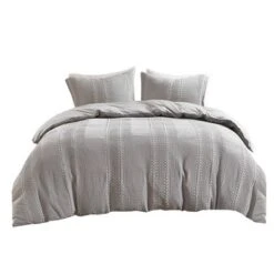 3pc Hailey Cotton Gauze Waffle Weave Duvet Cover Set Gray - Urban Habitat -Home Decoration Store GUEST 5085d587 82c2 481e a2eb 2452b50b5cd1