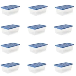 Gracious Living DLC6 1.5 Gallon Clear Plastic Storage Bin Container With Stylish Sky Blue Snap On Locking Lid 10 Gracious Living DLC6 1.5 Gallon Clear Plastic Storage Bin Container With Stylish Sky Blue Snap On Locking Lid -Home Decoration Store GUEST 5289265e e806 4bd5 9bc9 c364dbef4a68