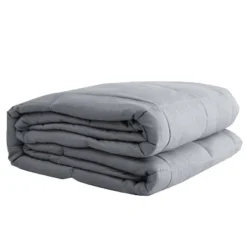 48"x72" 100% Cotton 20lbs Weighted Blanket Silver Gray - Pur Serenity -Home Decoration Store GUEST 52e63c61 6f07 483b b061 84e71b7856b5