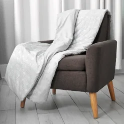 48"x72" Clean Comfort 20lbs Weighted Blanket With Removable Cover Gray - Sealy -Home Decoration Store GUEST 53743d5a 6129 4510 8447 6fea7511f4ae