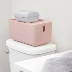 Cade Lidded Storage Bin Blush - IDESIGN 9 Cade Lidded Storage Bin Blush - IDESIGN -Home Decoration Store GUEST 53c1b347 c4cc 48dd acdf 9e8788e9f6a2