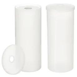 MDesign Toilet Tissue Roll Holder Canister Stand, Stores 3 Rolls, 2 Pack -Home Decoration Store GUEST 53f4c584 c0aa 41d9 a874 d787d9a298ab