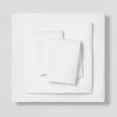 12pc Chambray Matelasse Stripe Comforter & Sheet Bedding Set Gray - Threshold™ 5 12pc Chambray Matelasse Stripe Comforter & Sheet Bedding Set Gray - Threshold™ - Image 5