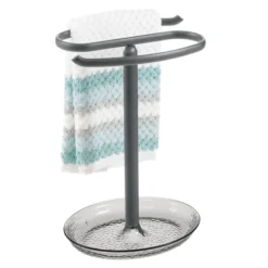MDesign Fingertip Towel Holder/Tray For Bath Vanity Countertops -Home Decoration Store GUEST 54f40cec 1adc 462c 9eb0 bcfa20c2e04e