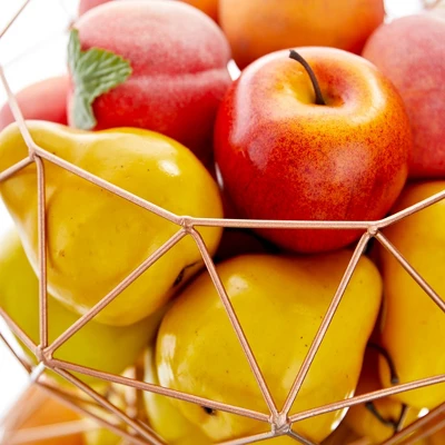 Set Of 2 Round Modern Reflections Iron Geodesic Basket - Olivia & May 4 Set Of 2 Round Modern Reflections Iron Geodesic Basket - Olivia & May - Image 4