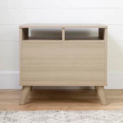 Yodi 2 Drawer Nightstand Soft Elm/White - South Shore -Home Decoration Store GUEST 58e30715 7056 4252 b982 ac3a6f22631a