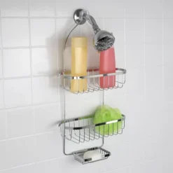 Home Basics Chrome Plated Steel Shower Caddy 6 Home Basics Chrome Plated Steel Shower Caddy -Home Decoration Store GUEST 59bb58dc a89c 4fec 9d49 64f6d26417f0
