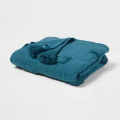 60"x80" Global Tufted Throw Blanket With Tassels - Threshold™ -Home Decoration Store GUEST 59eb25ff 94ed 4917 a472 1f3c2c9609a2