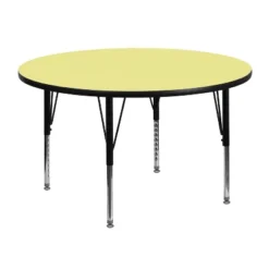 Emma And Oliver 48" Round Laminate Adjustable Preschool Activity Table -Home Decoration Store GUEST 5a590250 574a 4573 9347 953634ca5733