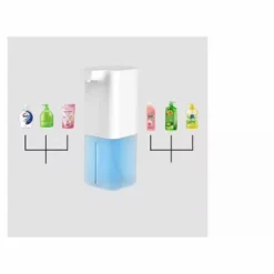 Link Touchless Automatic 350ml Liquid Soap & Hand Sanitizer Dispenser With USB Rechargeable Battery For Home, Work, School And More