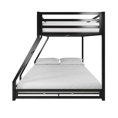 Twin/Full Max Metal Bunk Bed Black - Room & Joy 6 Twin/Full Max Metal Bunk Bed Black - Room & Joy - Image 6