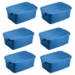 Rubbermaid Roughneck 3 Gallon Rugged Storage Tote With Lid And Handles For Home, Basement, Garage, (6 Pack) 12 Rubbermaid Roughneck 3 Gallon Rugged Storage Tote With Lid And Handles For Home, Basement, Garage, (6 Pack) -Home Decoration Store GUEST 5a9d7dd3 a446 4203 acdc 1fc25d61cabb