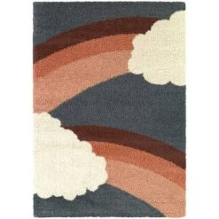 5'3"x7' Bella Rainbow Cloud Shag Kids' Rug - Balta Rugs -Home Decoration Store GUEST 5b2dfeb1 6456 4684 bfe9 434af8d4a155