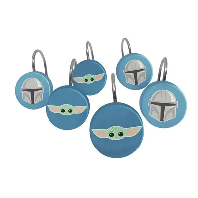 Star Wars: The Mandalorian Shower Curtain And Rug Bath Set Green/Gray 3 Star Wars: The Mandalorian Shower Curtain And Rug Bath Set Green/Gray - Image 3