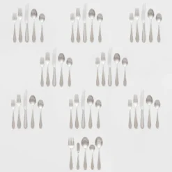 45pc Luxor 18/10 Stainless Steel Flatware Set - Threshold Signature™ 5 45pc Luxor 18/10 Stainless Steel Flatware Set - Threshold Signature™ -Home Decoration Store GUEST 5eeff87b f0a4 4f68 abf1 8b0a61366404