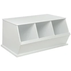 Badger Basket Three Bin Stackable Storage Cubby -Home Decoration Store GUEST 5f680890 486e 4acd a7f6 466d161d78c4