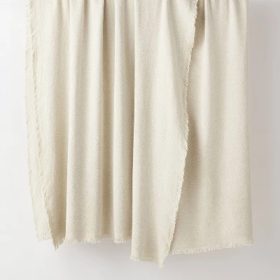 Twin/Twin XL 100% Cotton Bed Blanket Light Beige - Threshold™ Designed With Studio McGee 2 Twin/Twin XL 100% Cotton Bed Blanket Light Beige - Threshold™ Designed With Studio McGee - Image 2