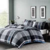 Nathan Comforter Mini Set Gray