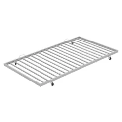 Twin Over Full Steel Bunk Bed With Twin Size Trundle Bed And Two-Side Ladders-ModernLuxe -Home Decoration Store GUEST 60c87c75 f112 45ed a36d 6c200cae7fe5