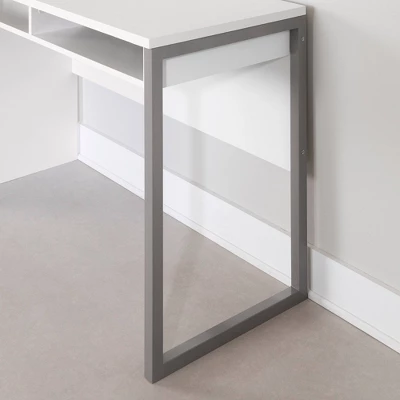 Hourra Work Desk Pure White - South Shore 3 Hourra Work Desk Pure White - South Shore - Image 3