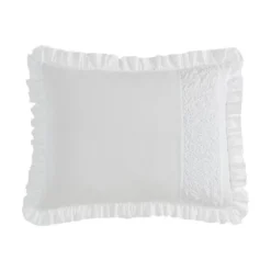 Laura Ashley Eyelet Ruffle Comforter Bedding Set White -Home Decoration Store GUEST 61e55c1a c46e 4d8a a4d0 2f0c30a5e19c