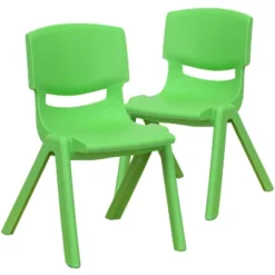 Flash Furniture 2 Pack Plastic Stackable School Chair With 12" Seat Height -Home Decoration Store GUEST 62f5cef4 1d33 4a59 a0de 8cbf094f3668