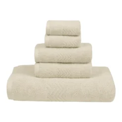 PiccoCasa 100% Cotton Bath Towels Set 5Pcs For Family Hotel Spa Gym 7 PiccoCasa 100% Cotton Bath Towels Set 5Pcs For Family Hotel Spa Gym -Home Decoration Store GUEST 65747fe6 d777 4c66 8a16 b52094bea121