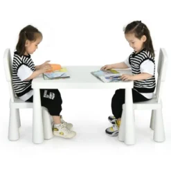 Costway Kids Table & 2 Chairs Set Toddler Activity Play Dining Study Desk Baby Gift -Home Decoration Store GUEST 6612e69c adc1 48af 849d 083dba9d03d4