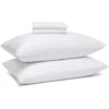 Better Bed Collection Zipped Poly/Cotton PIllow Protectors - 4 Pack White