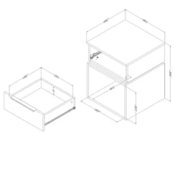 Hourra Nightstand - South Shore 13 Hourra Nightstand - South Shore -Home Decoration Store GUEST 66aaf464 b9d0 45fe 9aa4 22adce36e7ce