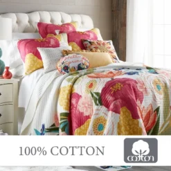 Grandiflora Quilt And Pillow Sham Set - Levtex Home 7 Grandiflora Quilt And Pillow Sham Set - Levtex Home -Home Decoration Store GUEST 67ca23fe e533 4f2e 841e 437e21192349