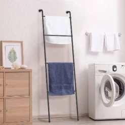 NEX 2pk 4 Tier Ladder Style Towel Racks Black -Home Decoration Store GUEST 68451694 921a 4351 b030 21e5334cf4e1