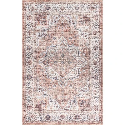 NuLOOM Ama Persian Stain-Resistant Machine Washable Area Rug 10 NuLOOM Ama Persian Stain-Resistant Machine Washable Area Rug - Image 10