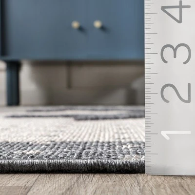 Éléanor Deer Kids Tasseled Area Rug 2 Éléanor Deer Kids Tasseled Area Rug - Image 2