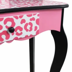 Fashion Leopard Prints Gisele Play Wooden Vanity Set Pink / Black - Teamson Kids 12 Fashion Leopard Prints Gisele Play Wooden Vanity Set Pink / Black - Teamson Kids -Home Decoration Store GUEST 6a3aa383 76cf 42ab b34d 1101da788167