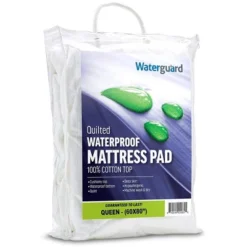 Waterguard Waterproof Quilted Mattress Pad Protector – White -Home Decoration Store GUEST 6b801f36 60b7 41cc 8d08 d6ad68d8b7f6