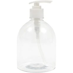 Juvale 4 Pack Clear Plastic Pump Bottle Soap Dispensers For Kitchen, Bathroom (17 Oz) -Home Decoration Store GUEST 6bd195d1 1bc6 40be b8e0 2ad3a46d9d1e