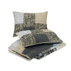 Tate Quilt & Sham Set Black/Gray/Cream - Ayesha Curry -Home Decoration Store GUEST 6ce8bc95 21cb 4368 95bc dee621705cc8
