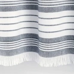 Nantucket Yarn Dyed Cotton Tassel Fringe Shower Curtain - Lush Décor -Home Decoration Store GUEST 6d908901 137d 490b 9100 100210e4b03e