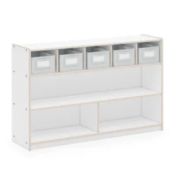 Guidecraft EdQ Shelves And 5 Bin Storage Unit - 30" -Home Decoration Store GUEST 6df9742e 5ec1 4610 8473 7608c0ed09a0
