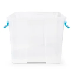 Sterilite 54 Quart Clear Plastic Stackable Storage Container Box Bin With Air Tight Gasket Seal Latching Lid Long Term Organizing Solution -Home Decoration Store GUEST 6f27467c 52ef 43c8 98aa 0138a3556781