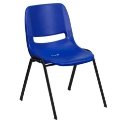 Emma And Oliver Ergonomic Kid's Shell Stack Chair - 12" Seat Daycare Home School -Home Decoration Store GUEST 6f86d2d7 7872 42f2 b98e b55a388317e5