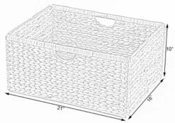 Vintiquewise Foldable Natural Water Hyacinth Storage Bin, Large 10 Vintiquewise Foldable Natural Water Hyacinth Storage Bin, Large -Home Decoration Store GUEST 712c0b7d b246 48ce 99fe c76eecc7e72c