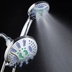 7" 48 Setting Elite High Pressure Ultra Luxury Three-Way Rainfall Shower Head Combo Chrome - AquaDance -Home Decoration Store GUEST 7276e569 76a0 40a5 9904 86ad8455f7ac
