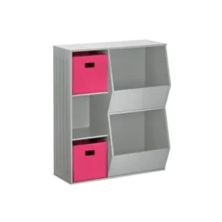 3pc Kids' Floor Cabinet With 2 Bins Set - RiverRidge Home -Home Decoration Store GUEST 72874a3b c07f 4b8c a8b5 3a34326aa435