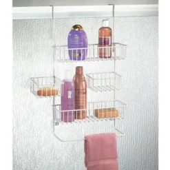 MDesign X-Wide Metal Over Door Bathroom Tub/Shower Caddy Organizer -Home Decoration Store GUEST 72d09331 3455 4376 bfca 750496a5a391
