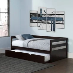 Twin Kids' Caspian Daybed With Trundle Chocolate - Hillsdale Furniture -Home Decoration Store GUEST 74c25537 1c65 48b1 b563 40f3afc8727f